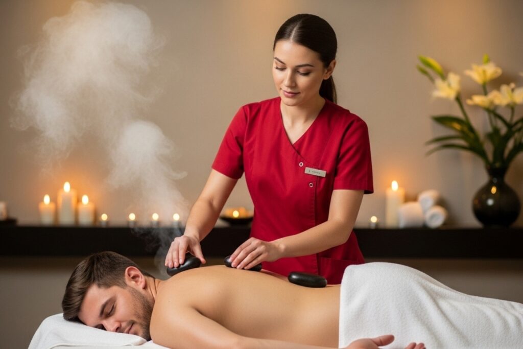 hot stone massage